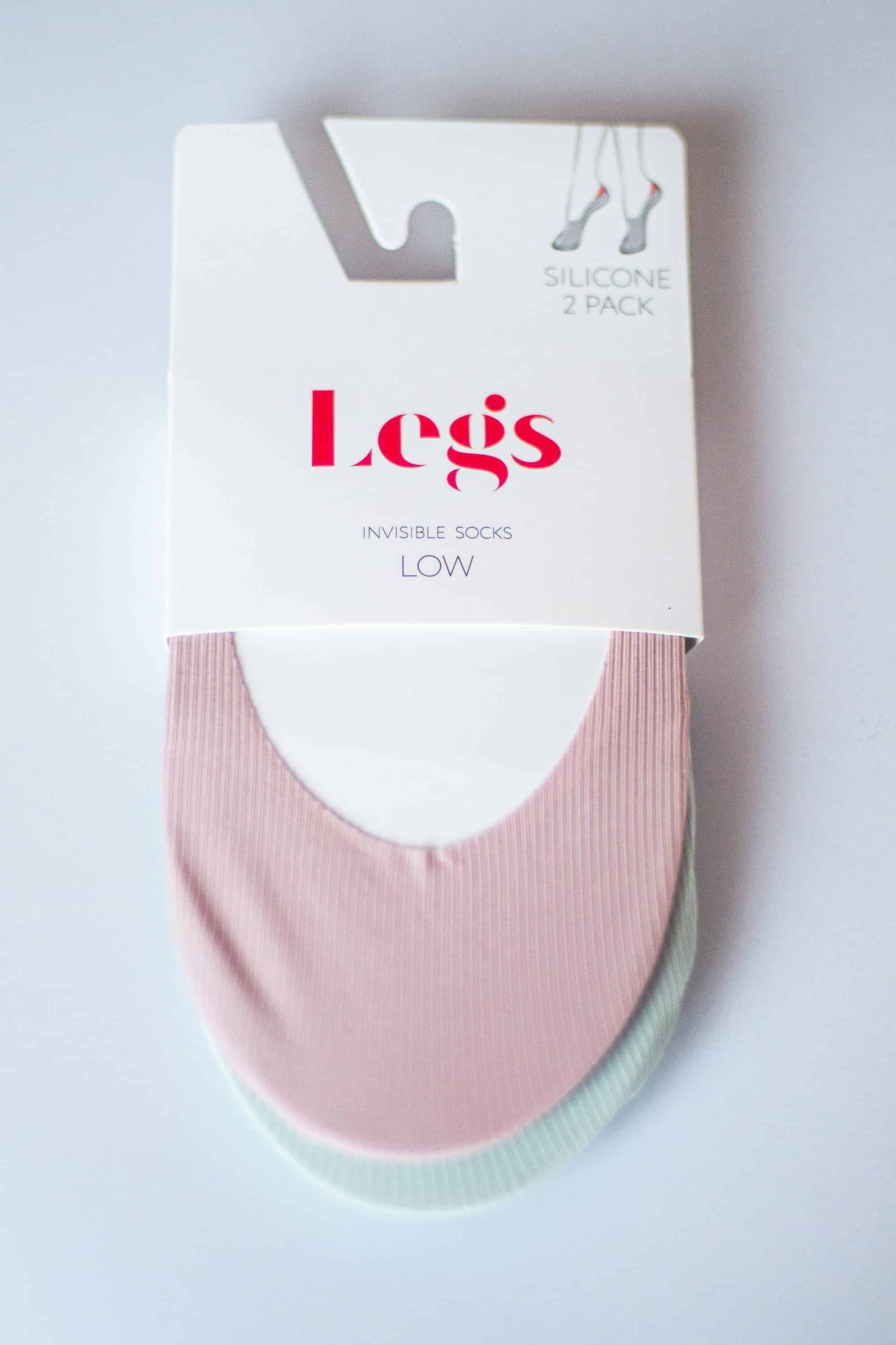 Бесшовные следки в рубчик 730 Laser Cut Rib Silicone (2 пары)