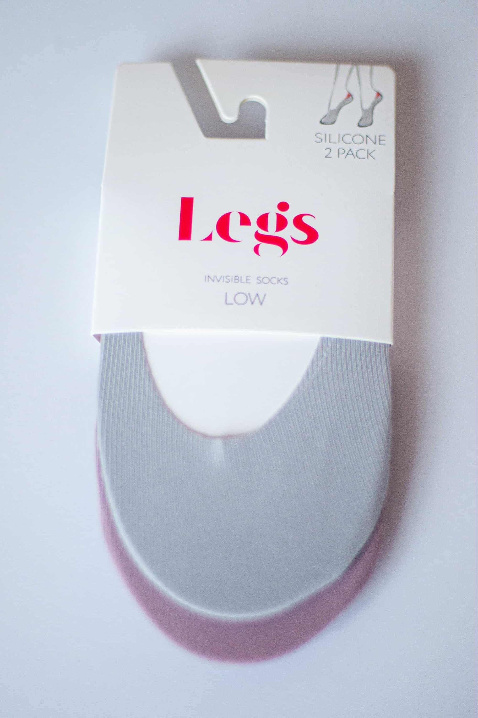 Бесшовные следки в рубчик 730 Laser Cut Rib Silicone (2 пары)