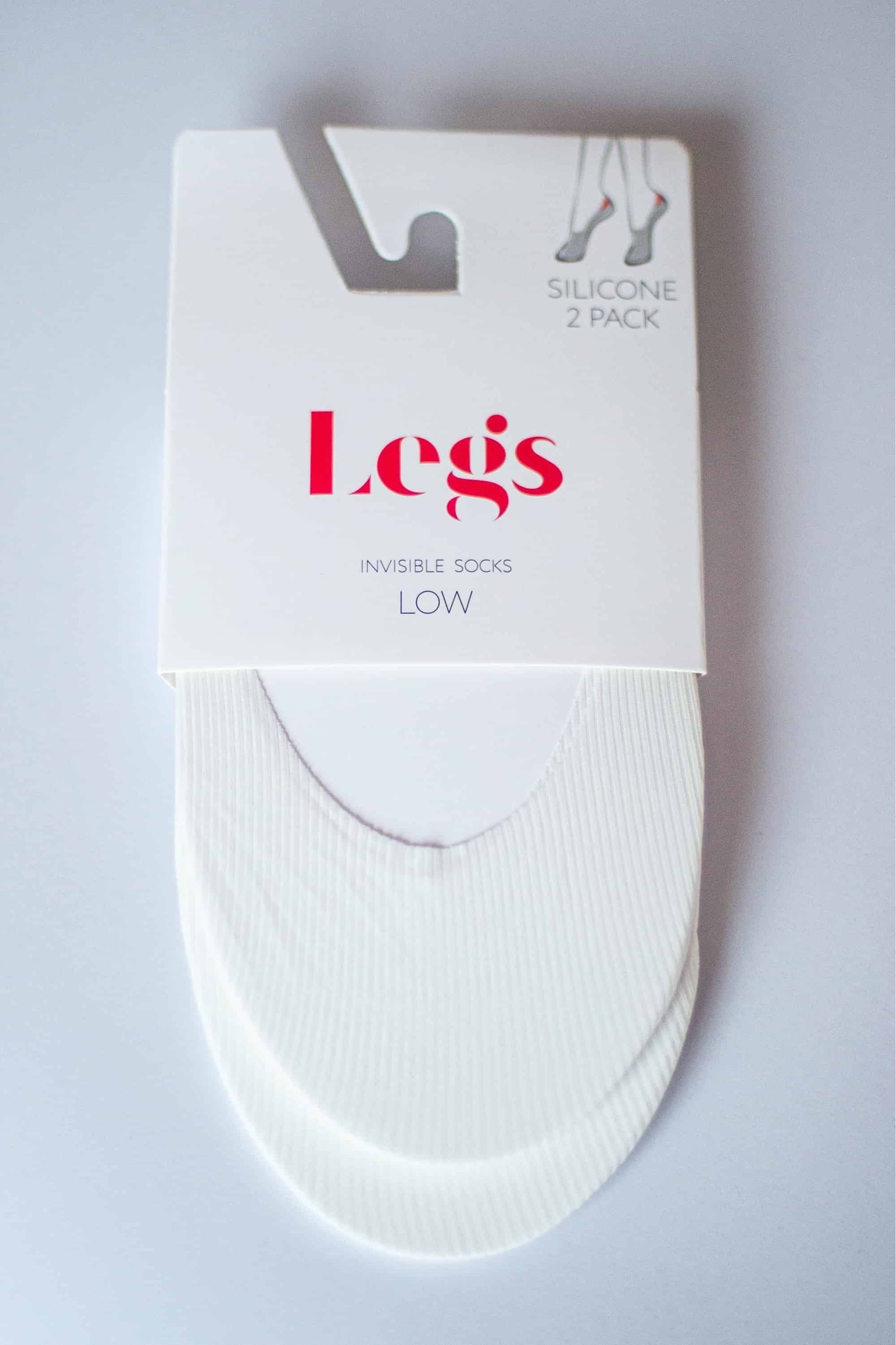 Бесшовные следки в рубчик 730 Laser Cut Rib Silicone (2 пары)