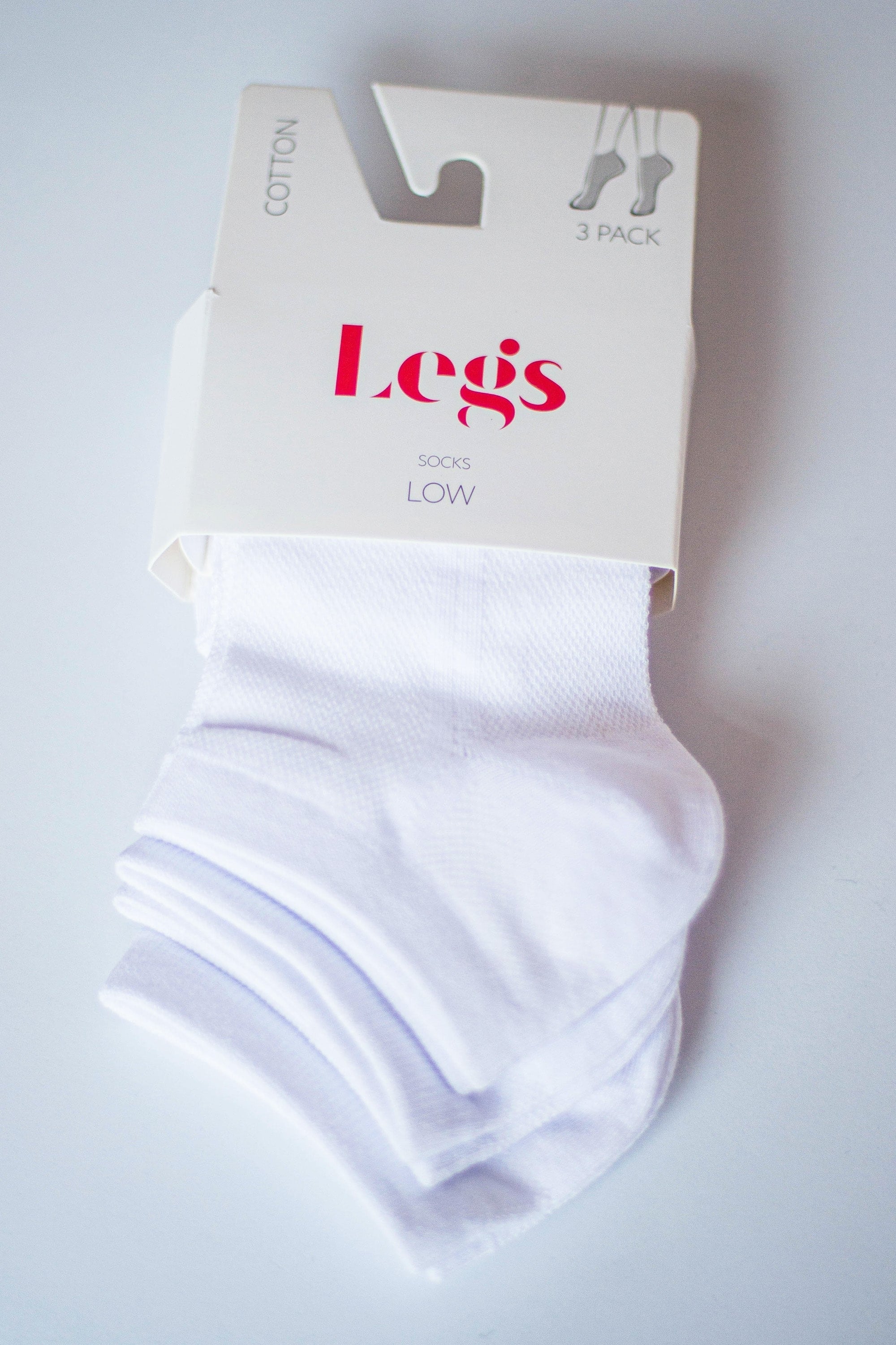 Хлопковые носки с сеткой 8 Socks Cotton Mesh Low (3 пары)
