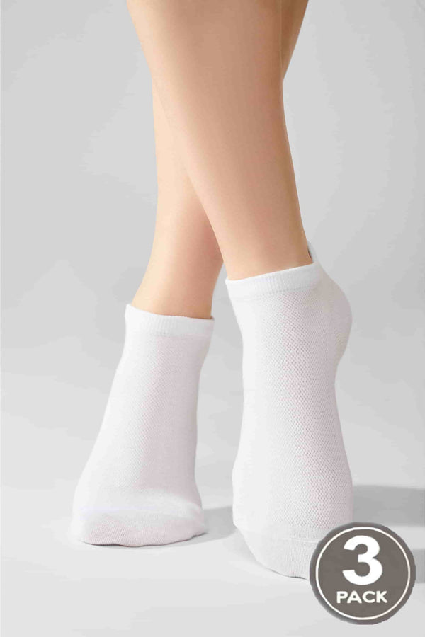 Хлопковые носки с сеткой 8 Socks Cotton Mesh Low (3 пары)