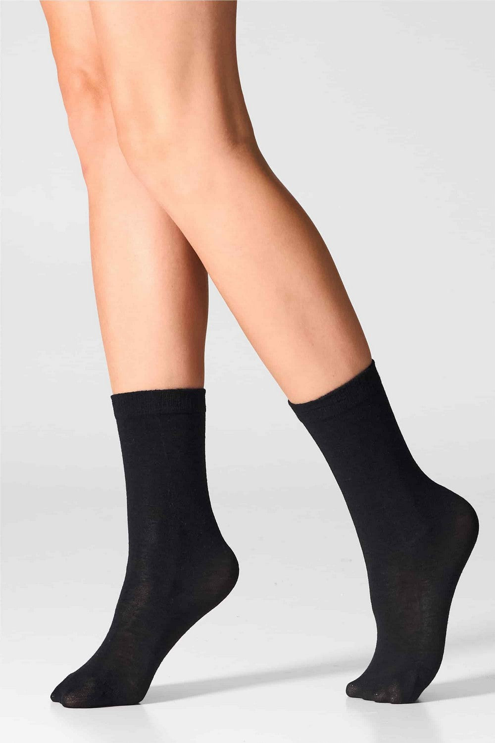 Высокие носки W25 Merino Smooth (2 пары) black