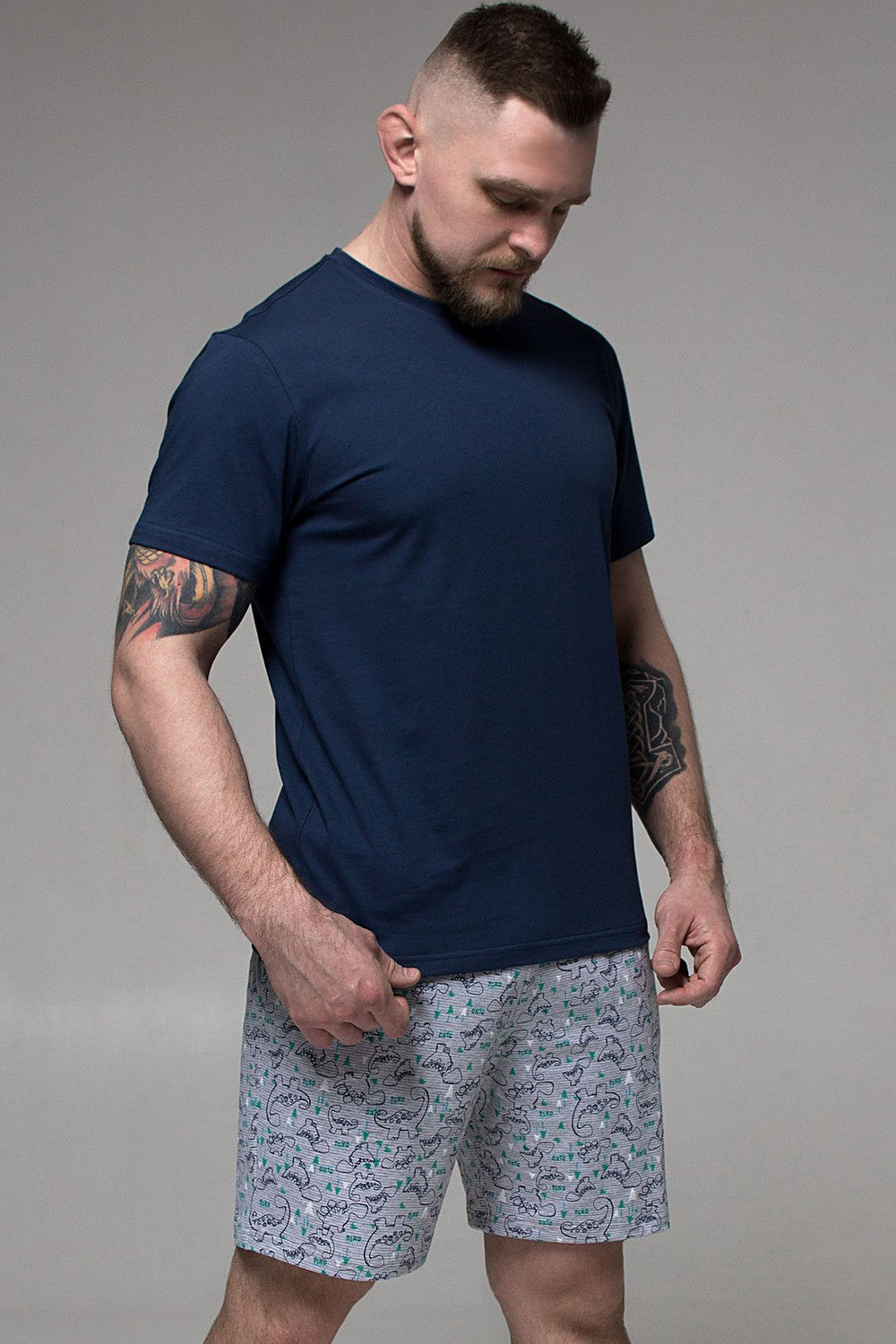 Хлопковая мужская пижама 1211/16173