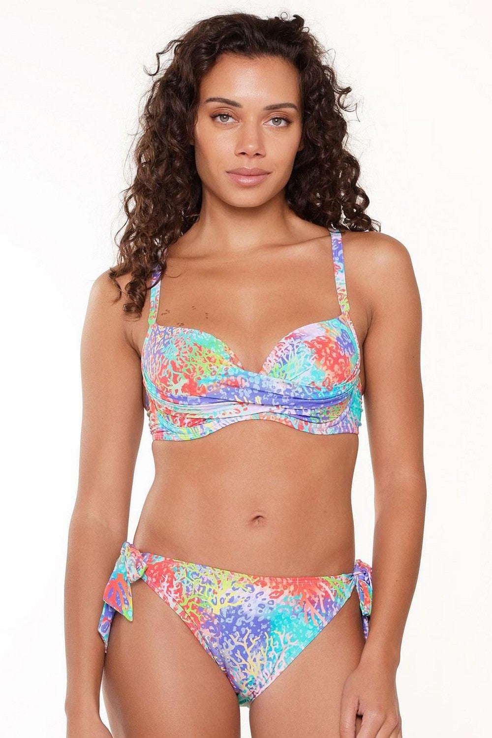 Купальный бюстгальтер с формованной чашкой 7207BT multi