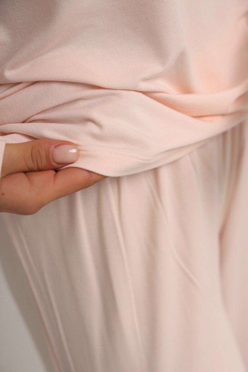 Лонгслив из микромодала 25140 cream