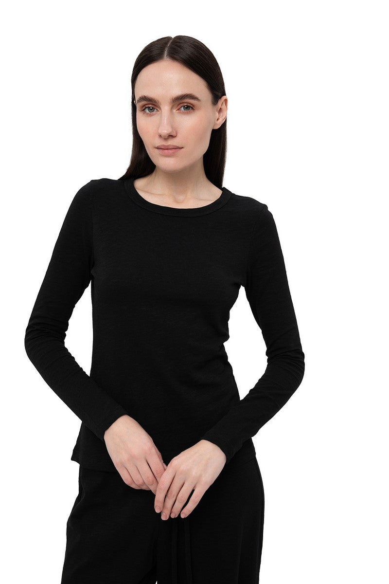 Хлопковый лонгслив LC025l Toscana black