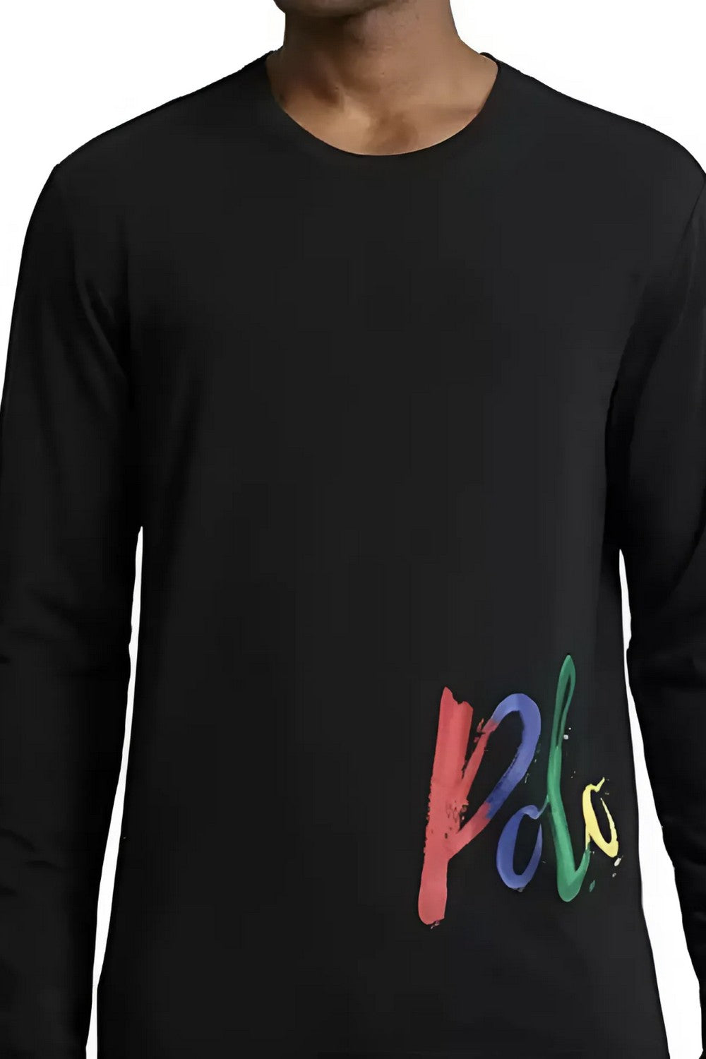 Чоловічий лонгслів 966629048 black