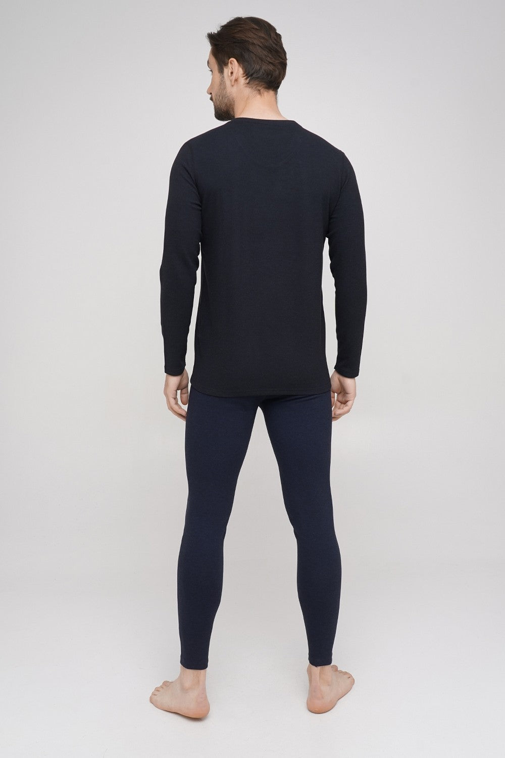 Мужской термолонгслив ДЛ003ТВ navy