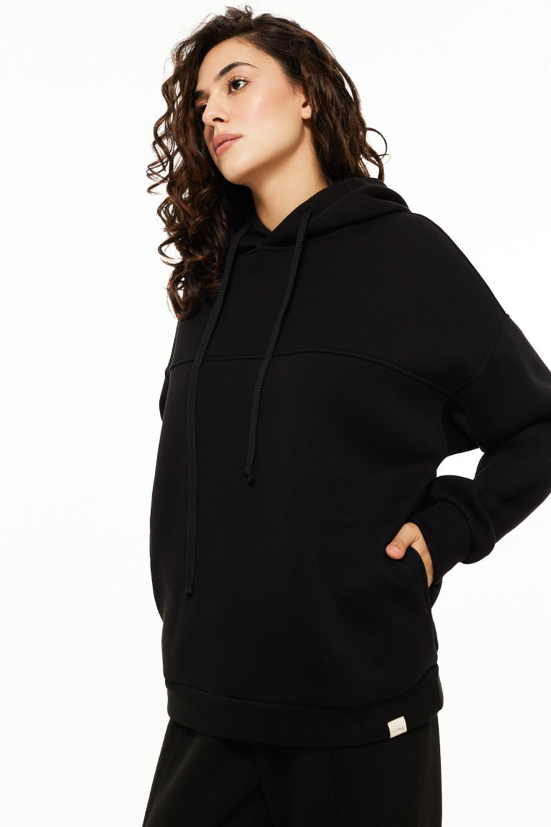 Худи с капюшоном LC023h Massimo black