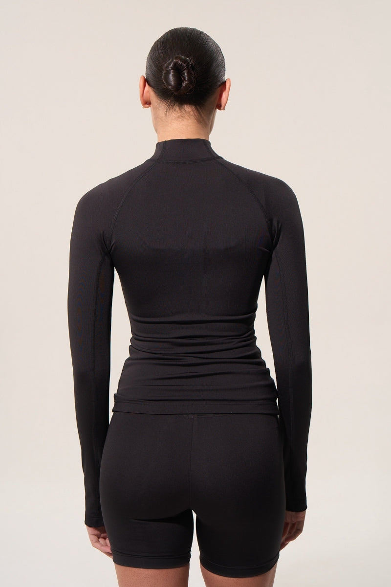 Спортивная кофта на молнии LC055l black