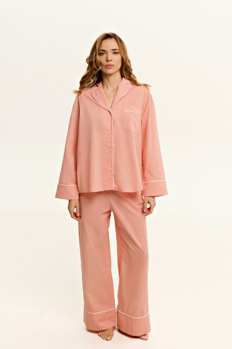 Пижама из батиста LP-038 Elio peach