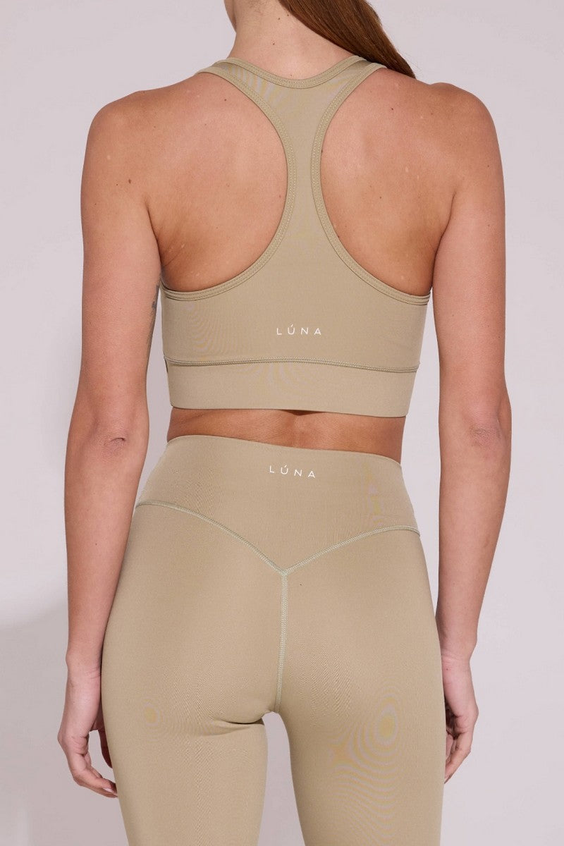 Спортивный топ LS020t Riko olive