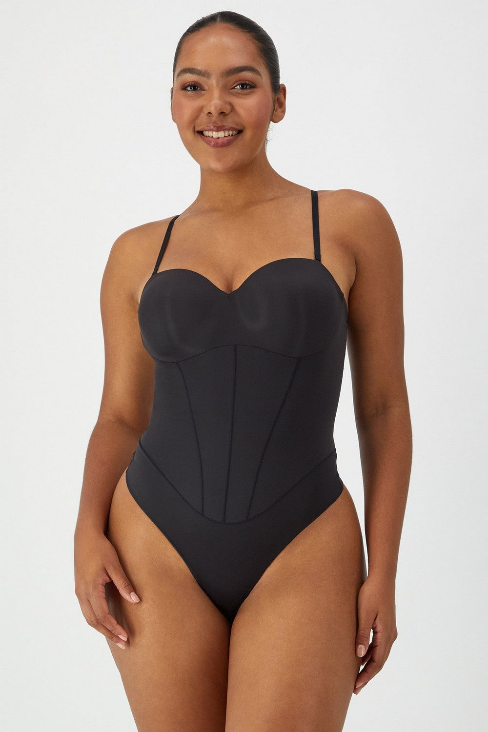 Корректирующее боди-стринг DMS131 black