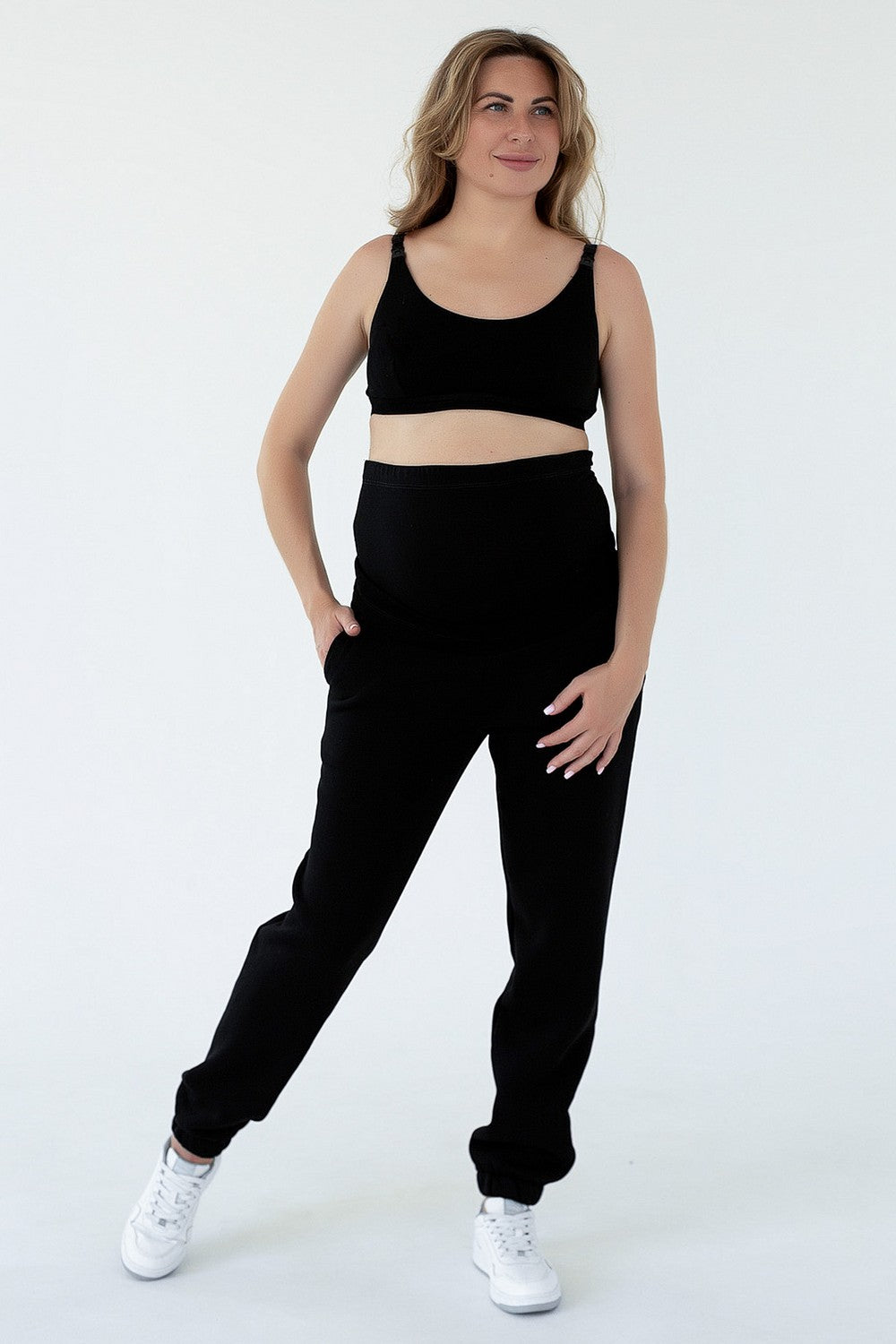 Брюки для беременных 19000 Warm&cosy black