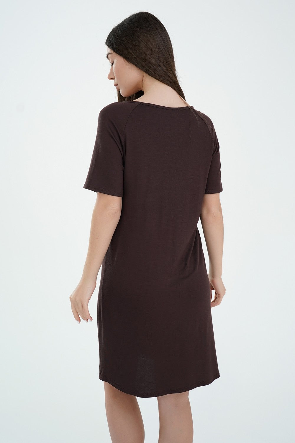 Нічна сорочка для вагітних і годуючих мам 24190 cocoa