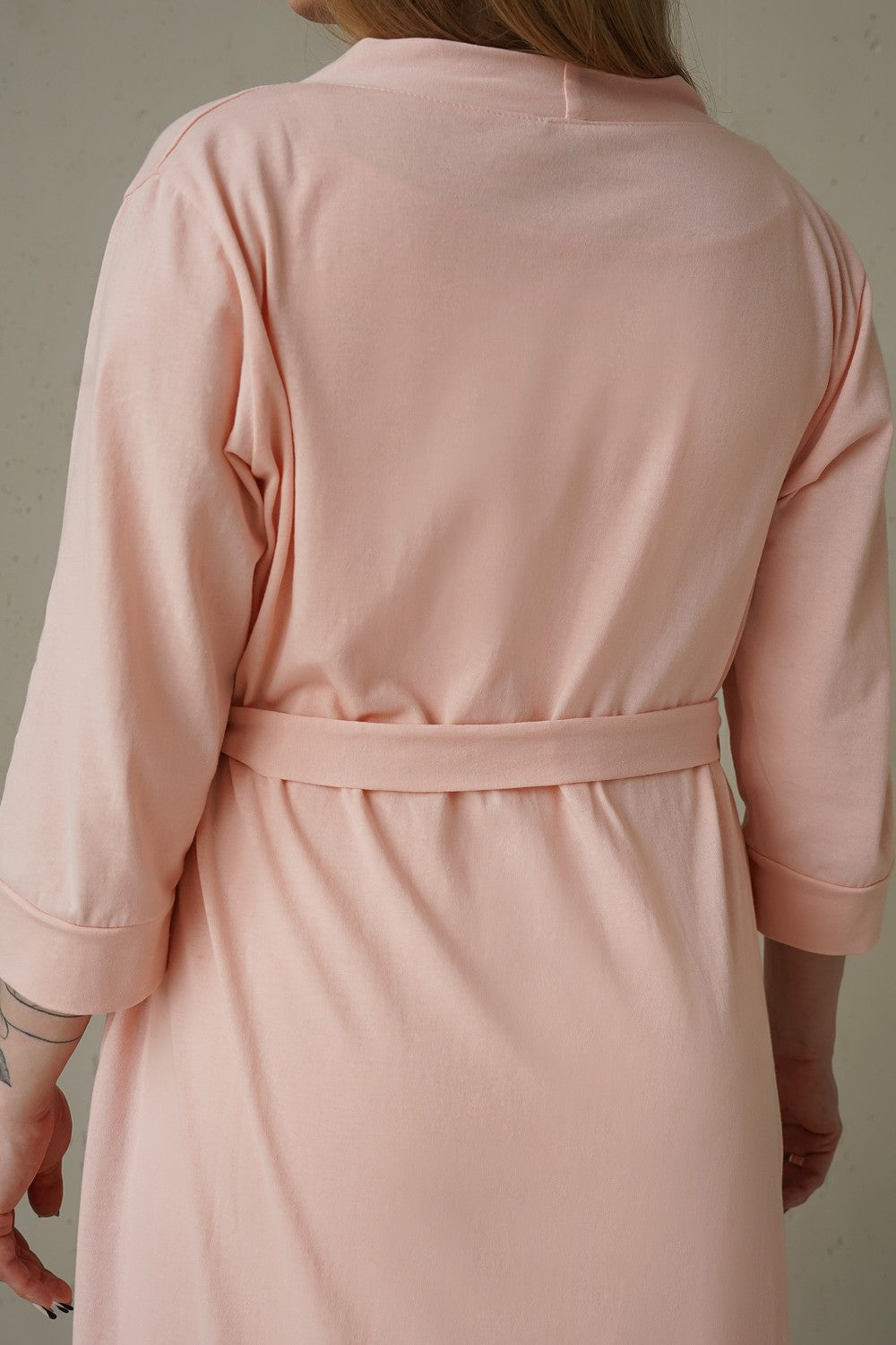 Хлопковый халат для беременных 25316 Smart Care pastel rose