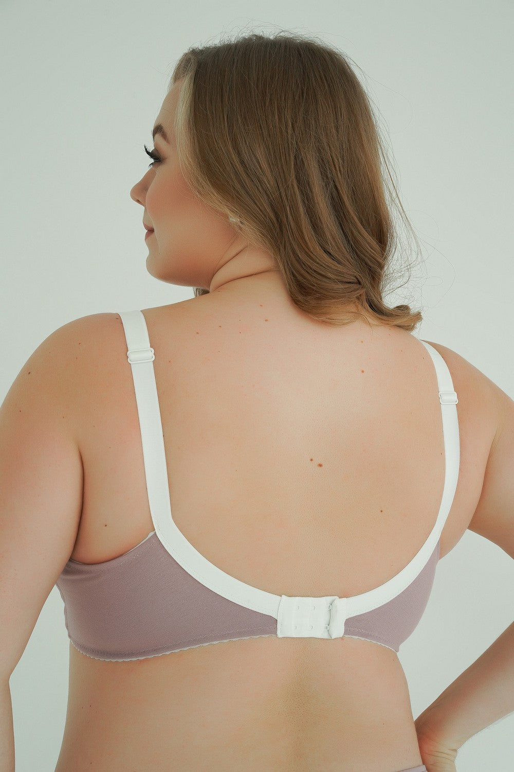 Бавовняний бюстгальтер для вагітних і годуючих мам 814 Amethyst