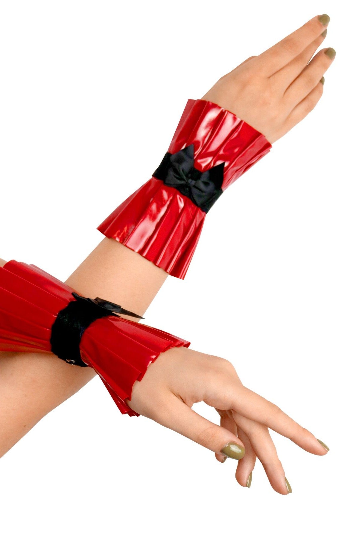 Манжеты на руки Eva red