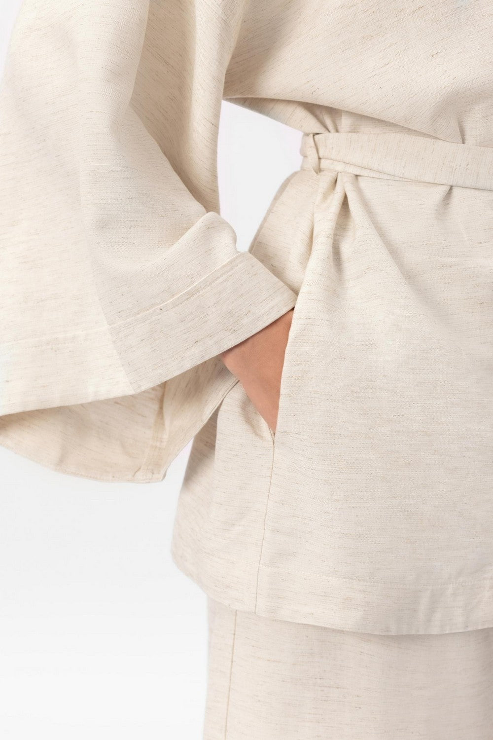 Коротка блузка-кімоно BR26-01-SK Shiny Linen Marc & Andre