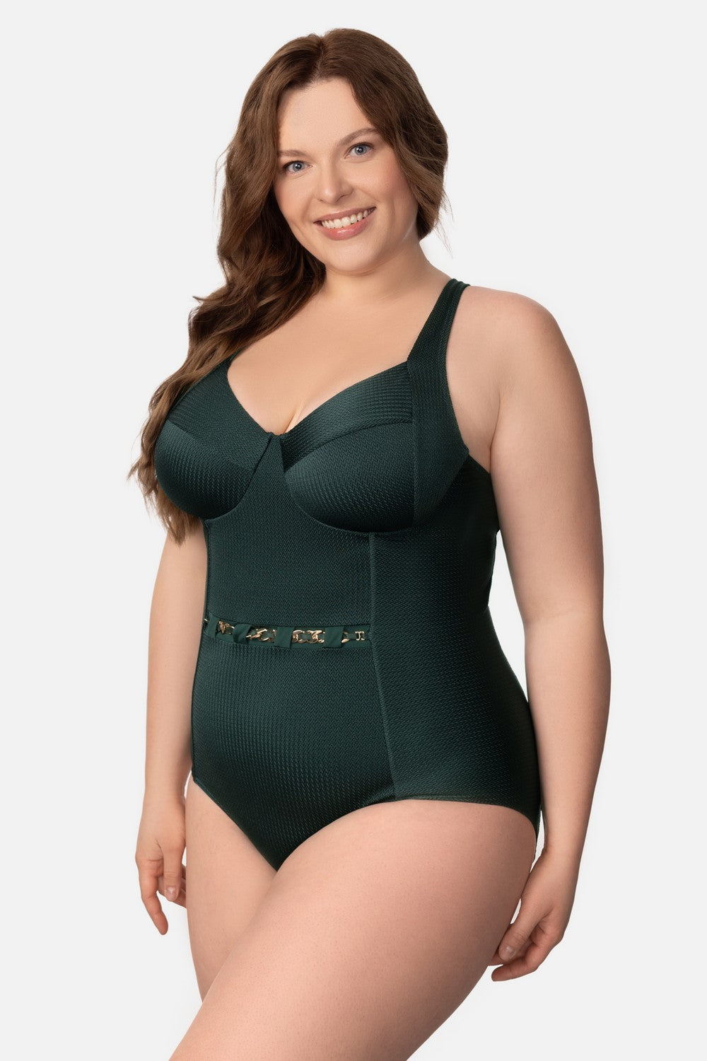 Фактурний купальник відрядний L2614-P-511 Modern Eleganc Marc & Andre