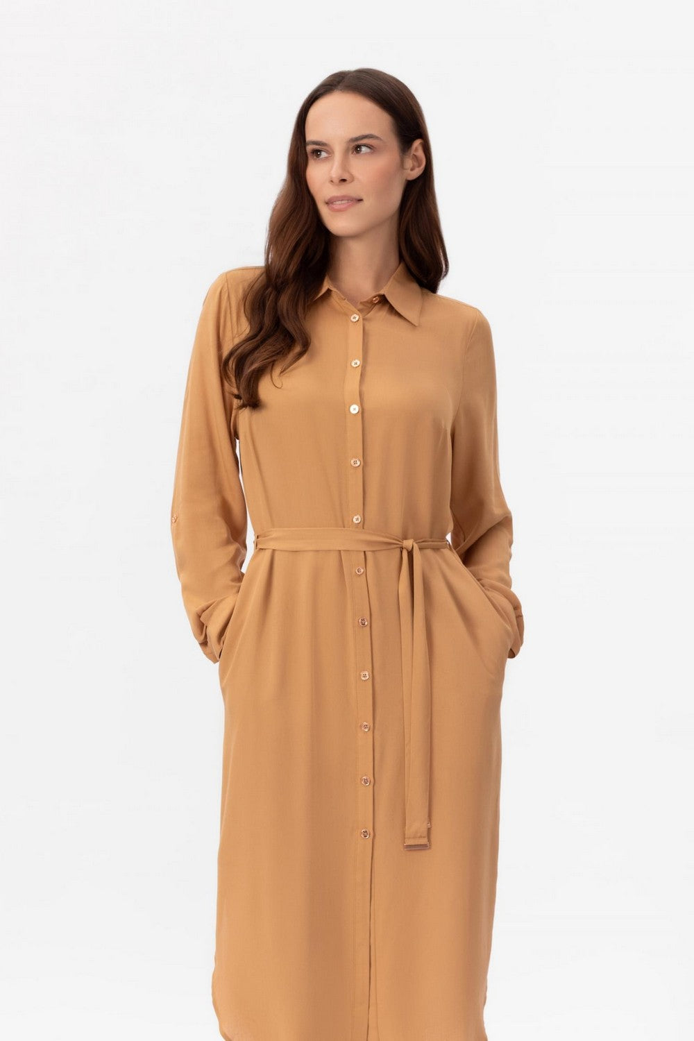 Пляжне плаття на гудзиках LD26-11 Viscose-dress Marc & Andre