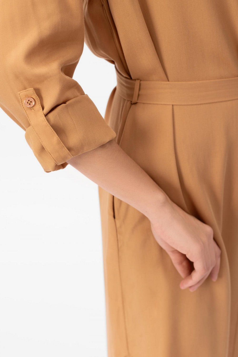 Пляжне плаття на гудзиках LD26-11 Viscose-dress Marc & Andre деталь