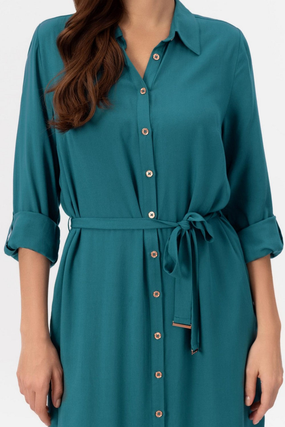 Пляжне плаття на гудзиках LD26-13 Viscose-dress Marc & Andre деталь