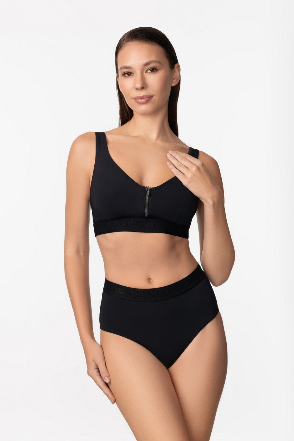 Купальний топ на блискавці SP2604-Y-322 Update zipper Marc & Andre