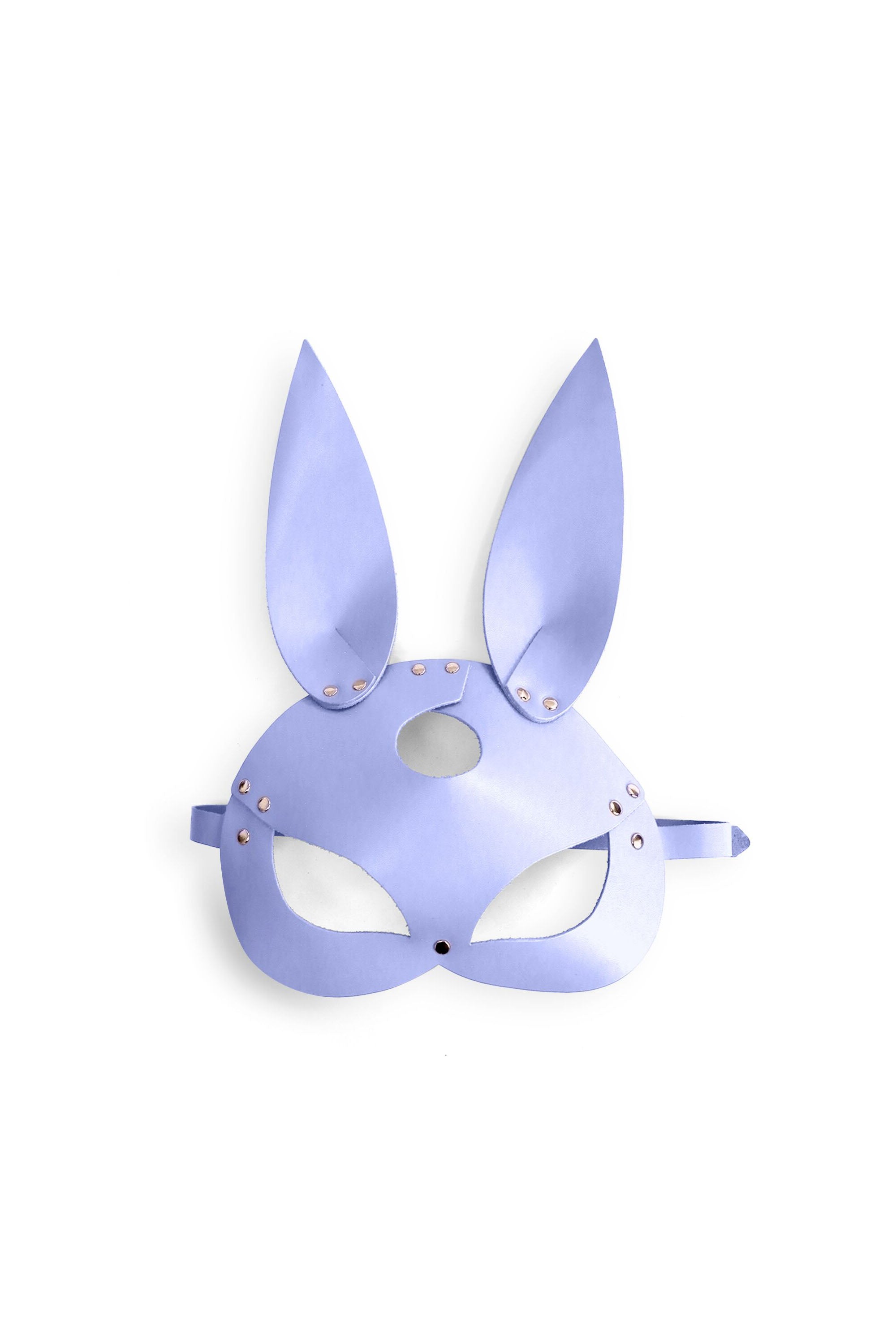 Кожаная маска Bunny lavender SO9648