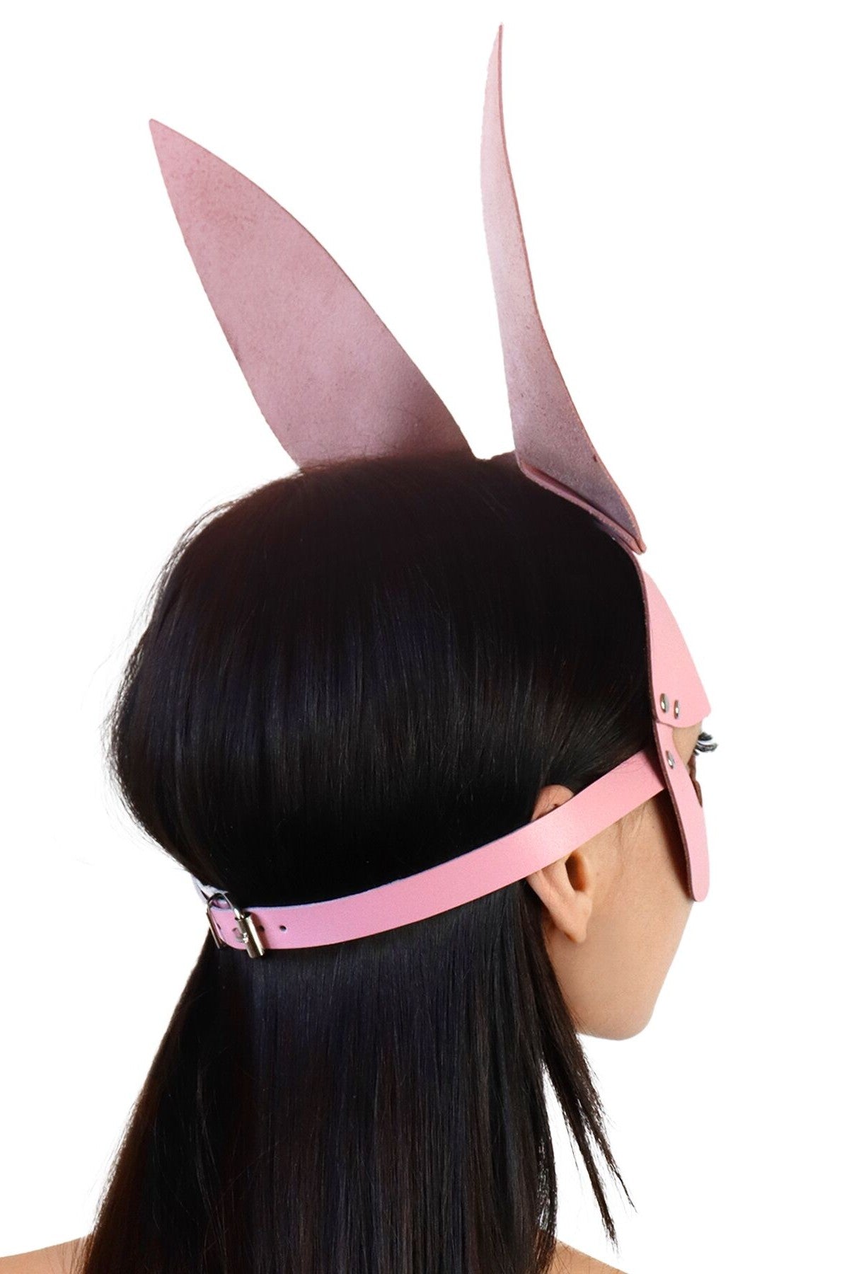 Кожаная маска Bunny rose SO9647
