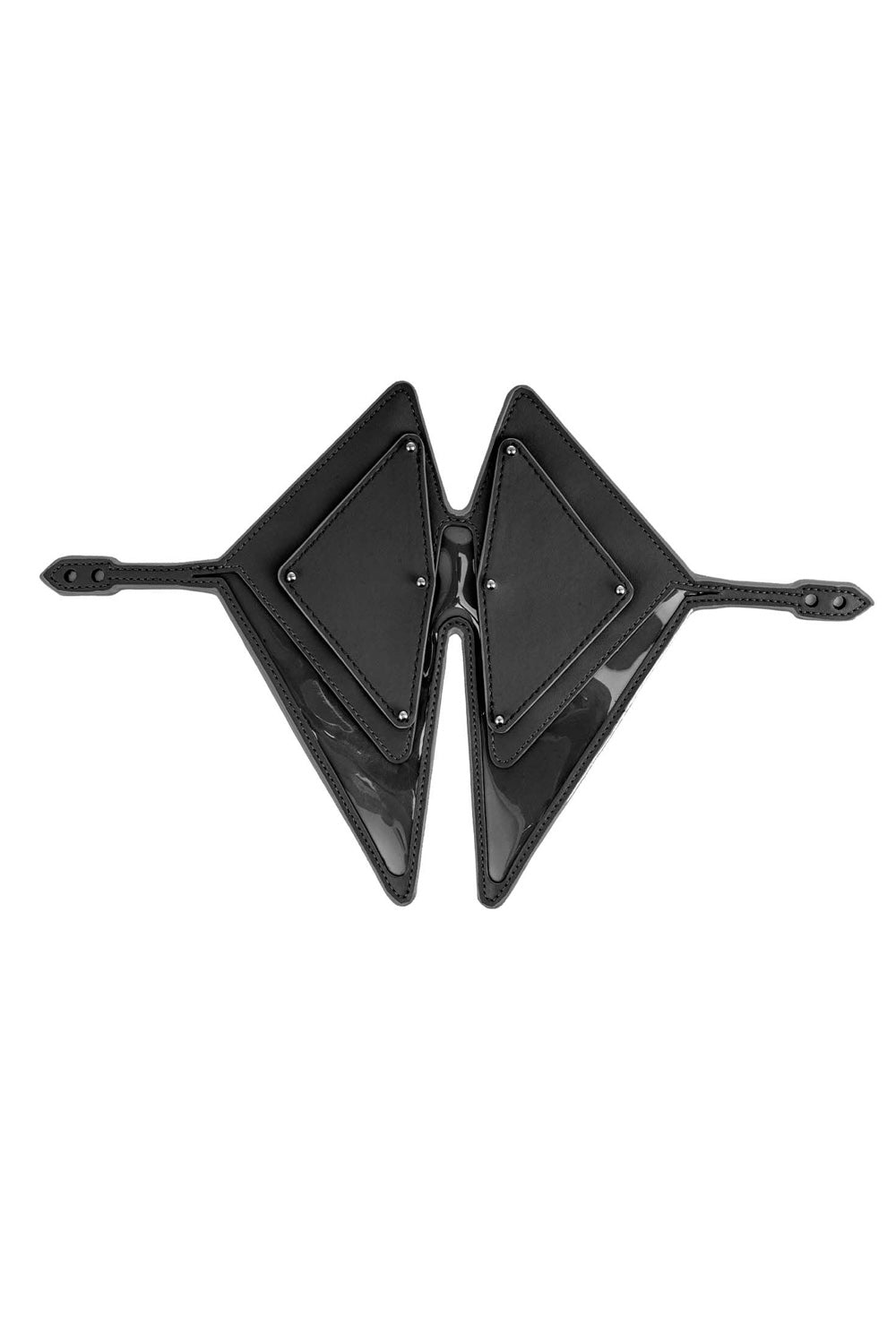 Шкіряна маска на очі Vixen Blindfold black LOCKINK