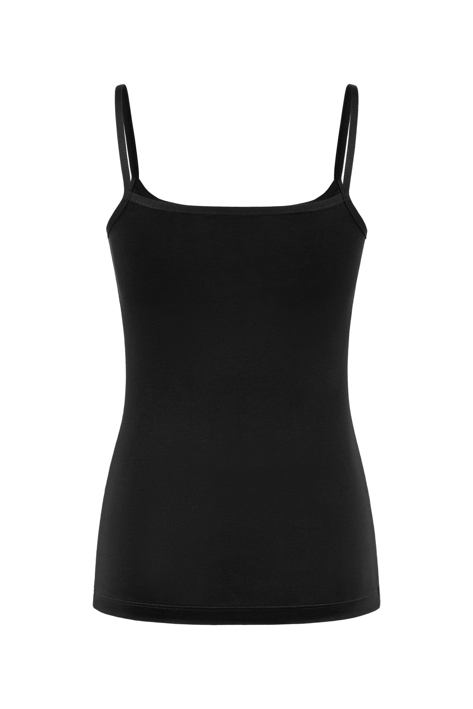 Майка на тонких бретелях 800-6254 01 black