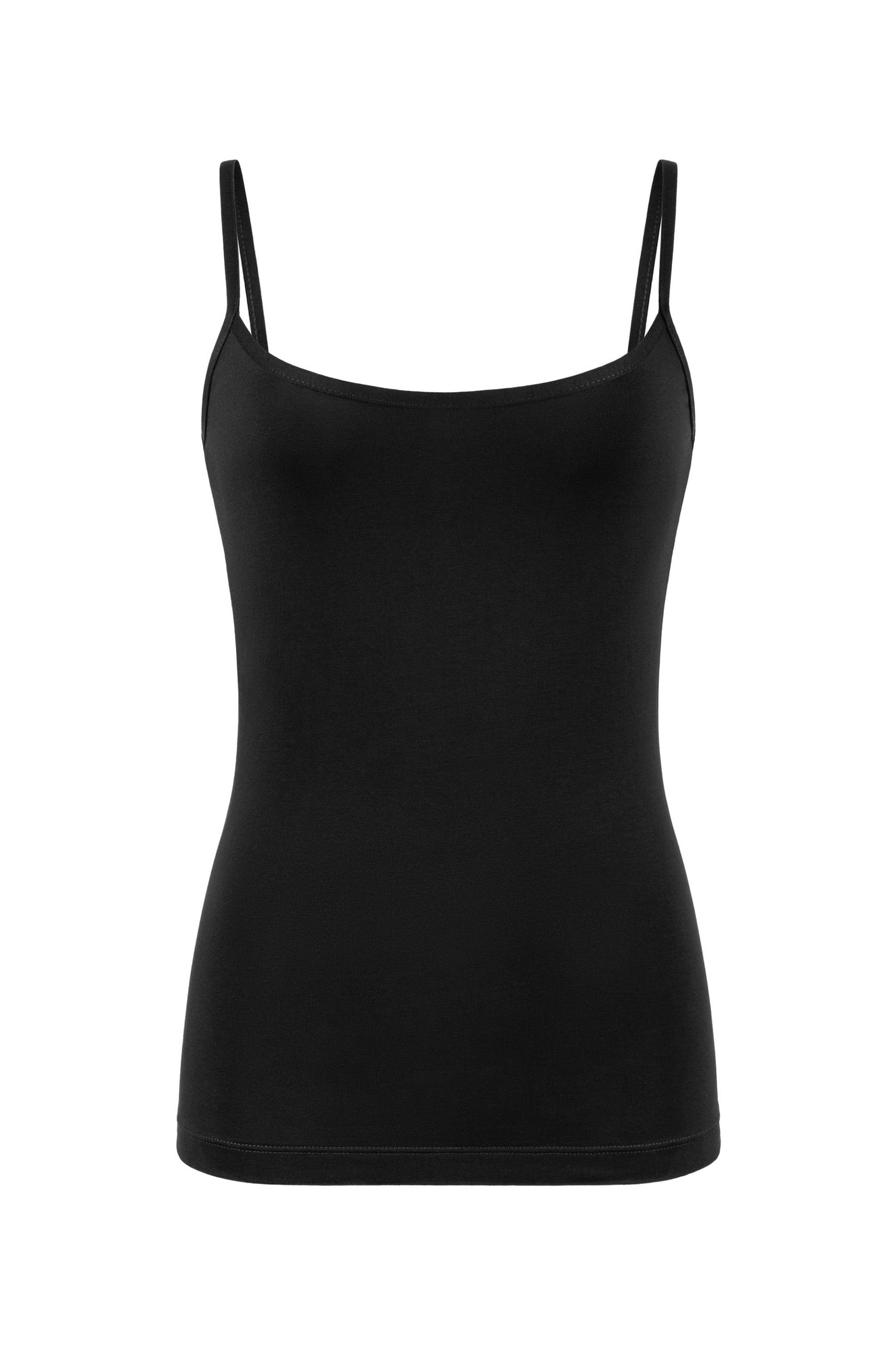 Майка на тонких бретелях 800-6254 01 black