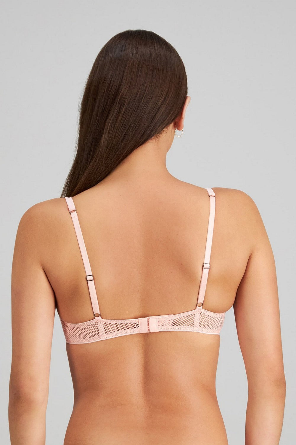 Кружевной бюстгальтер на косточках 202066 Adoration rose silver