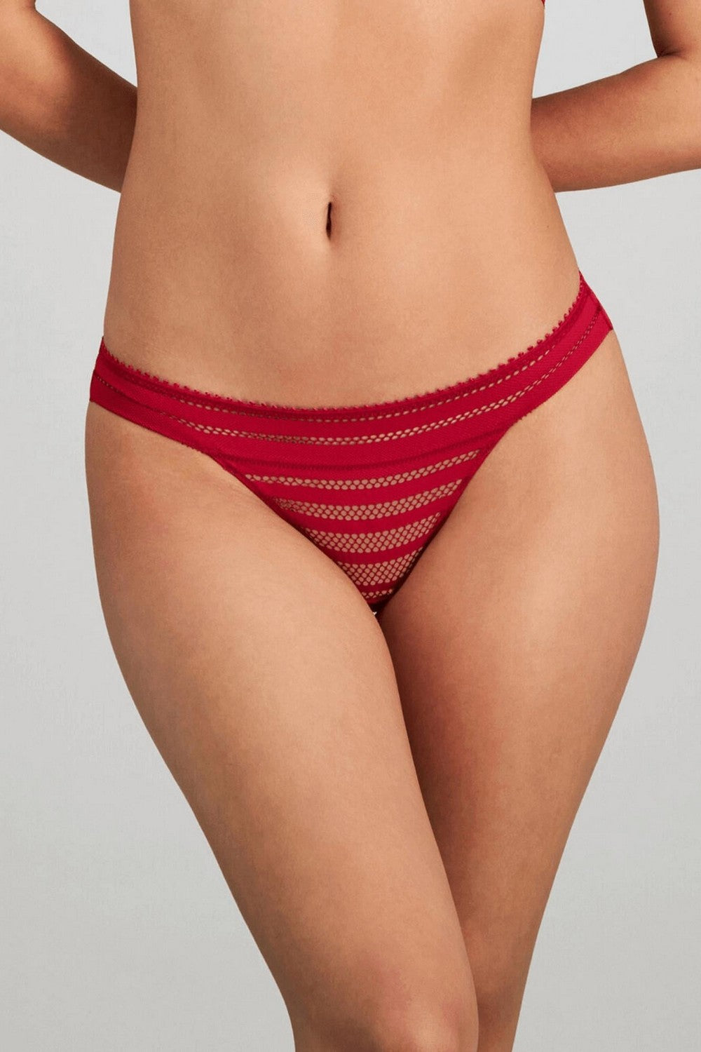 Кружевные трусики бразилиана Morning Lola 371554 red