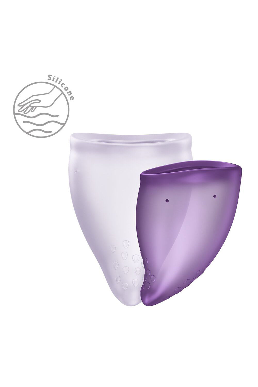 Набір менструальних чашок Fun Cup Explore Kit (2 шт.) violet Fun Factory