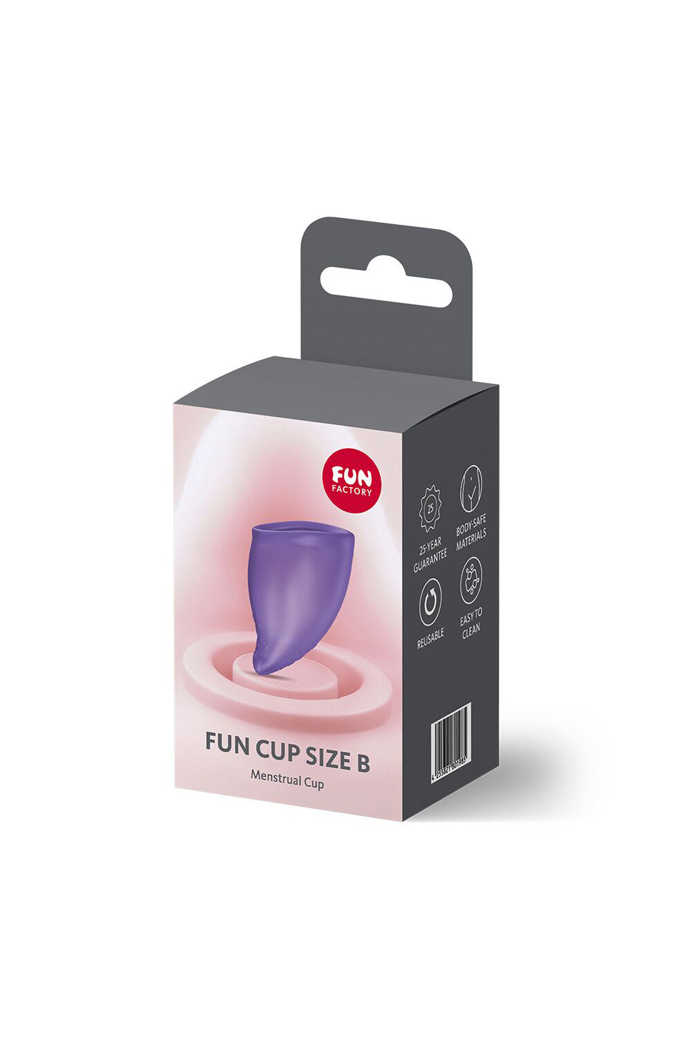 Менструальна чаша FUN CUP SIZE B (30 мл) black currant Fun Factory коробка