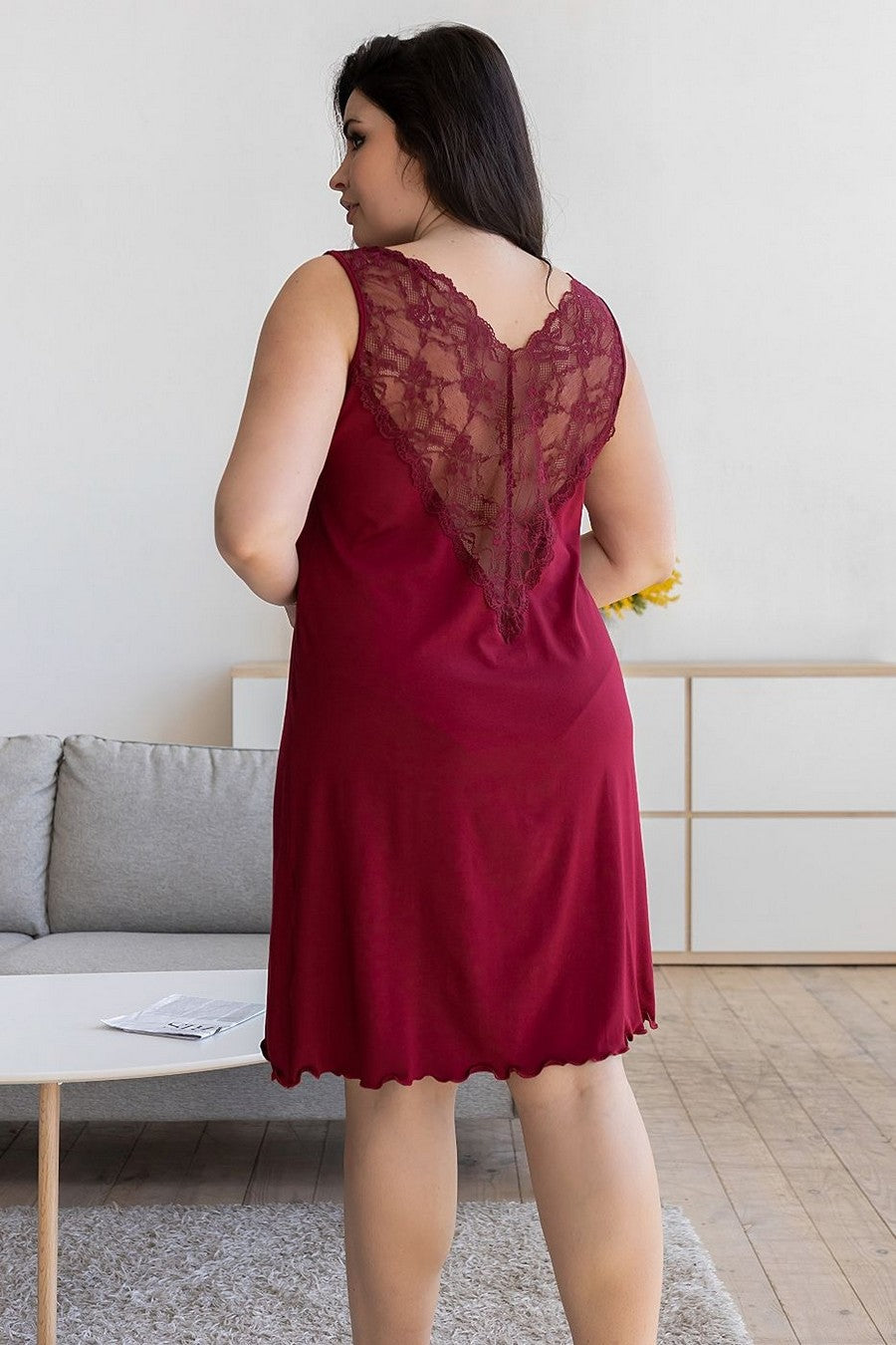 Комплект для дома из вискозы Км1220Н dark red