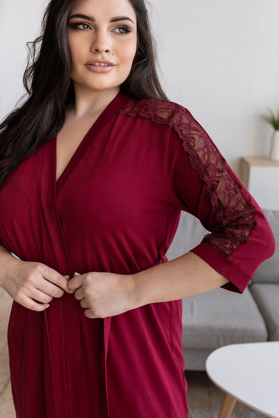 Комплект для дома из вискозы Км1220Н dark red