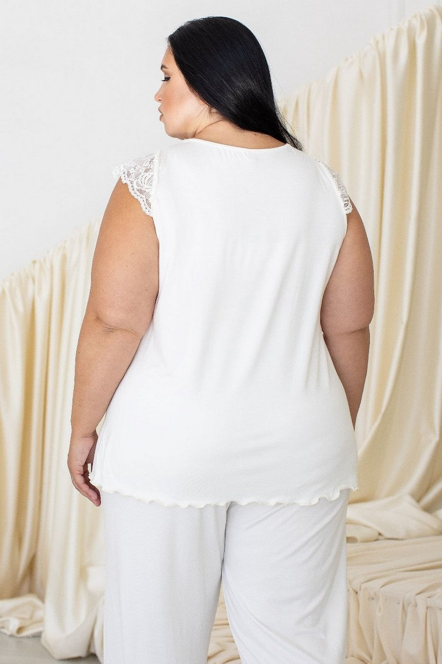 Пижама с брюками Па1280 ivory