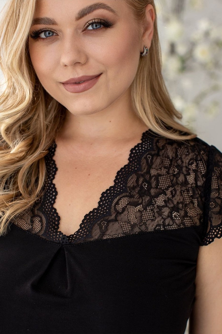 Пижама из вискозы с шортами Пч1250 black