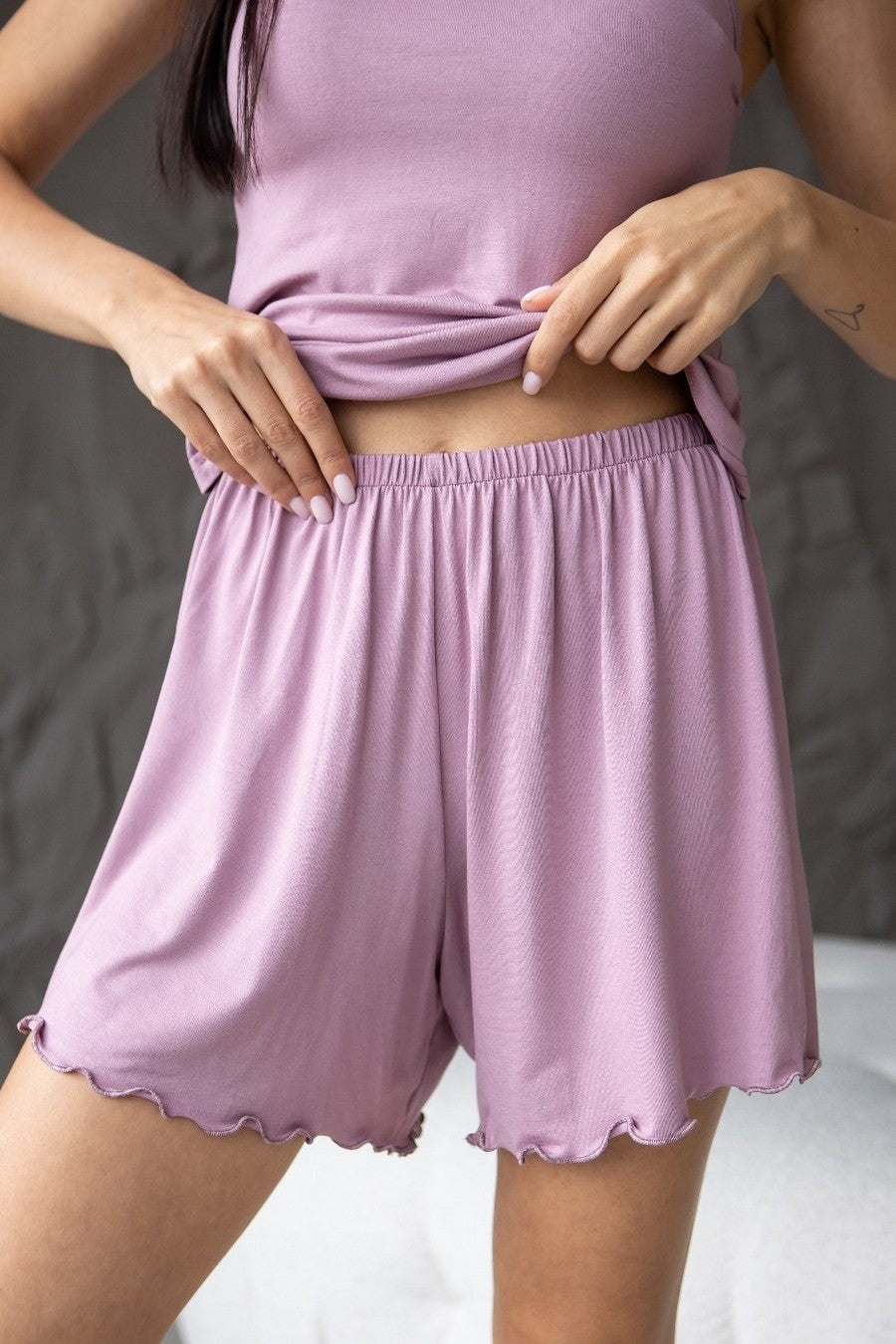 Піжама з віскози Пф0330 pale purple