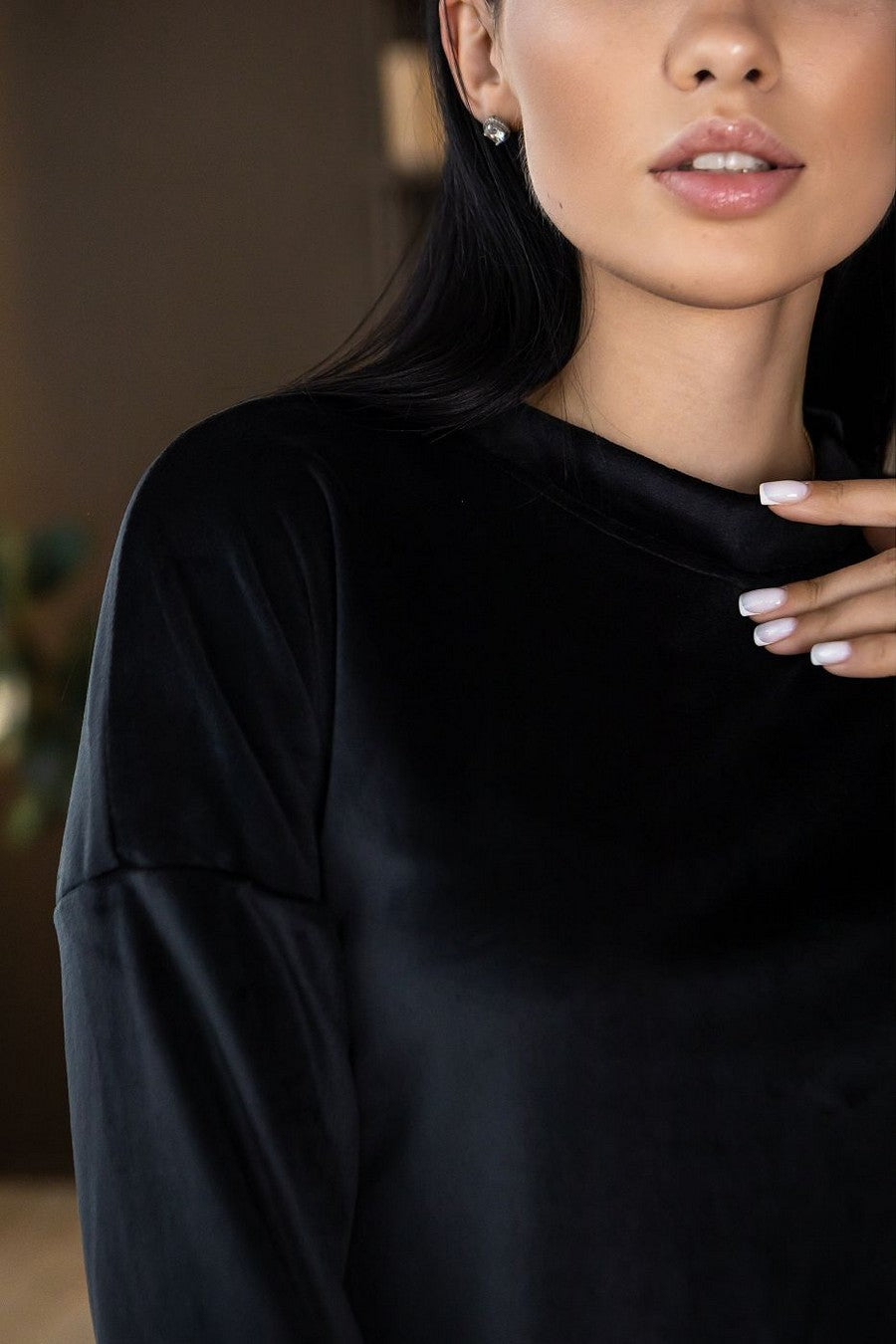 Пижама из велюра Пч1500 black