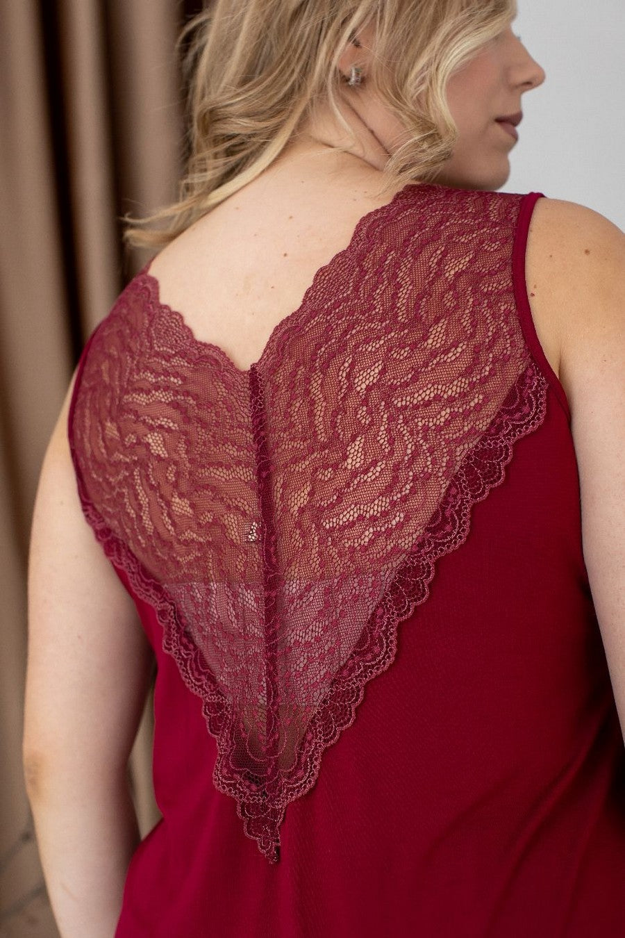 Пижама из вискозы Пм1220 dark red