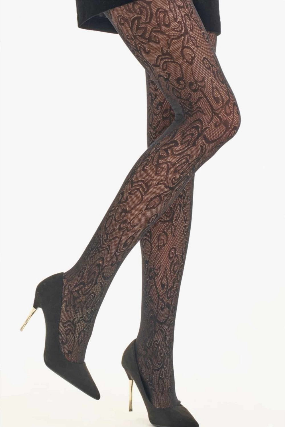 Ажурные колготки C4212 Jacquard Micro 50d