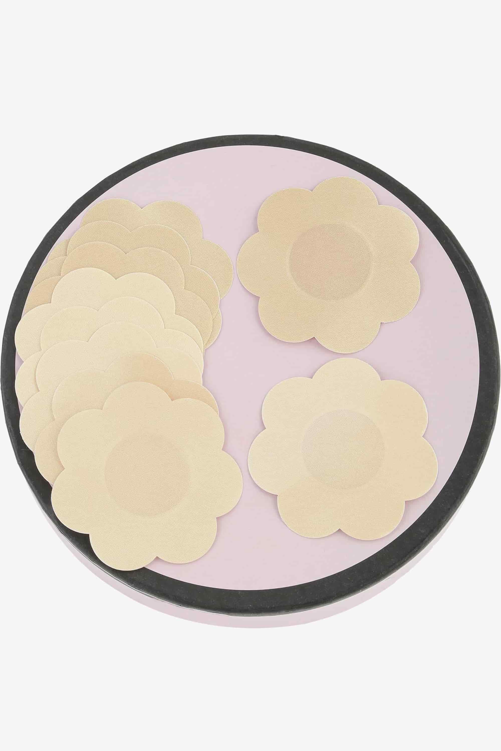 Накладки на грудь Satin Flower beige (5 пар)