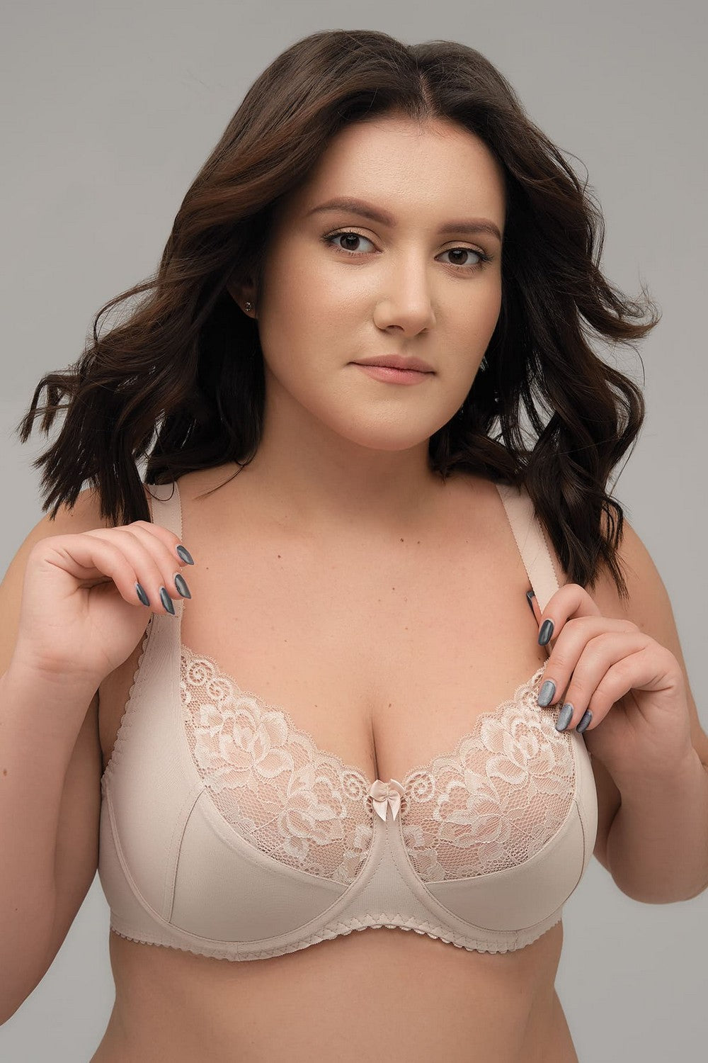 Бюстгальтер с мягкой чашкой 102940 Classic silver peony