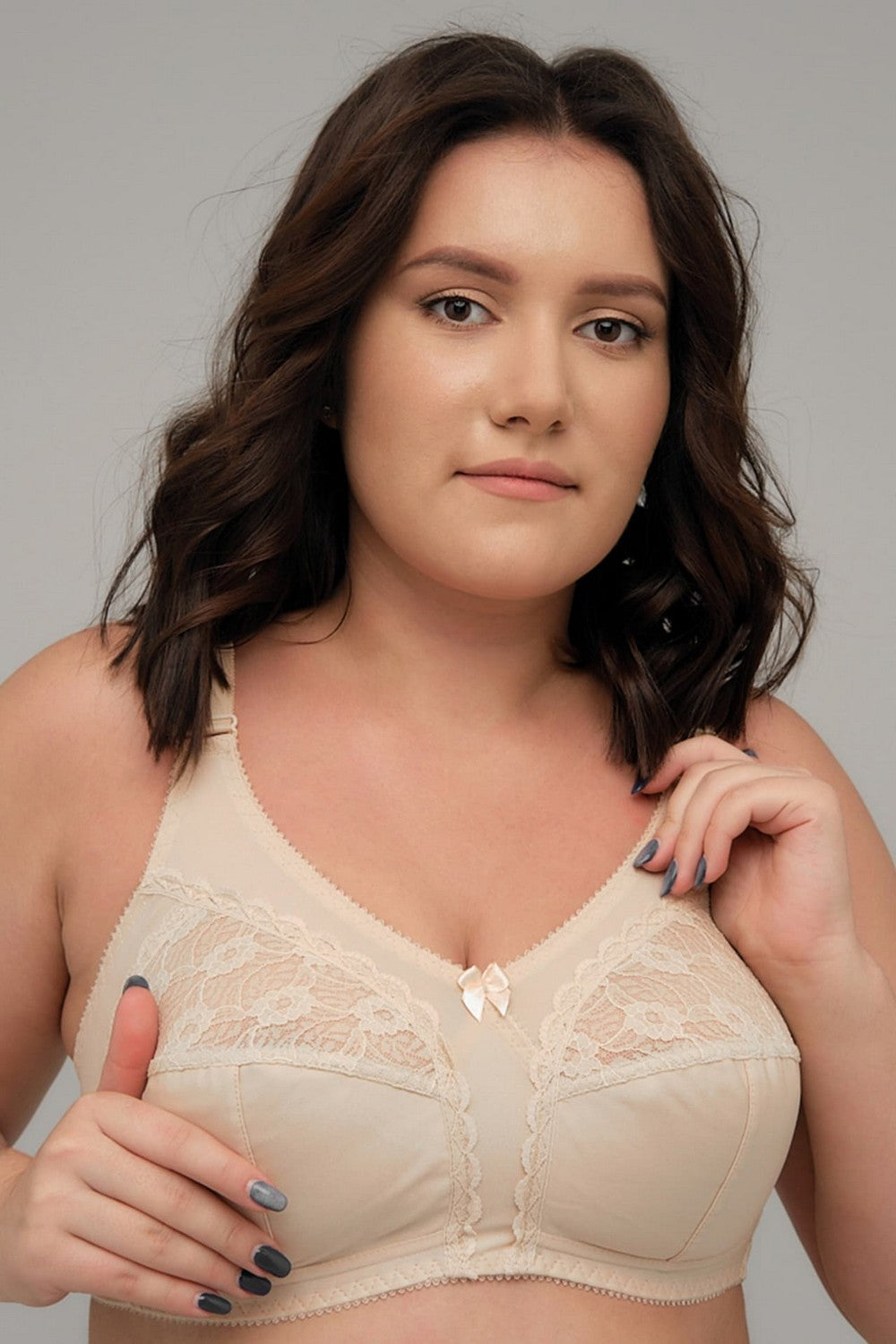 Мягкий бюстгальтер без косточек 111577 Classic beige