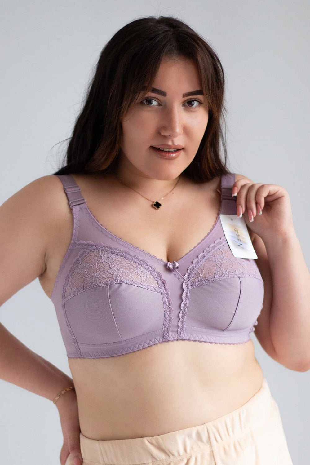 Мягкий бюстгальтер без косточек 111577 Classic mist