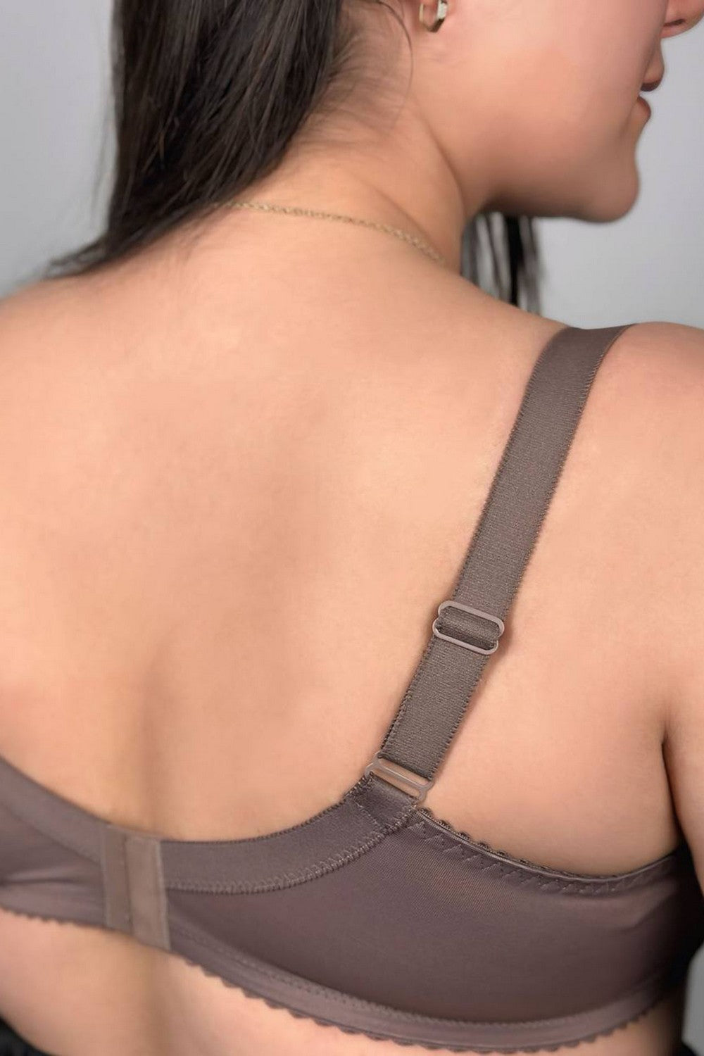 Мягкий бюстгальтер с микросеткой 115500 Classic pepper